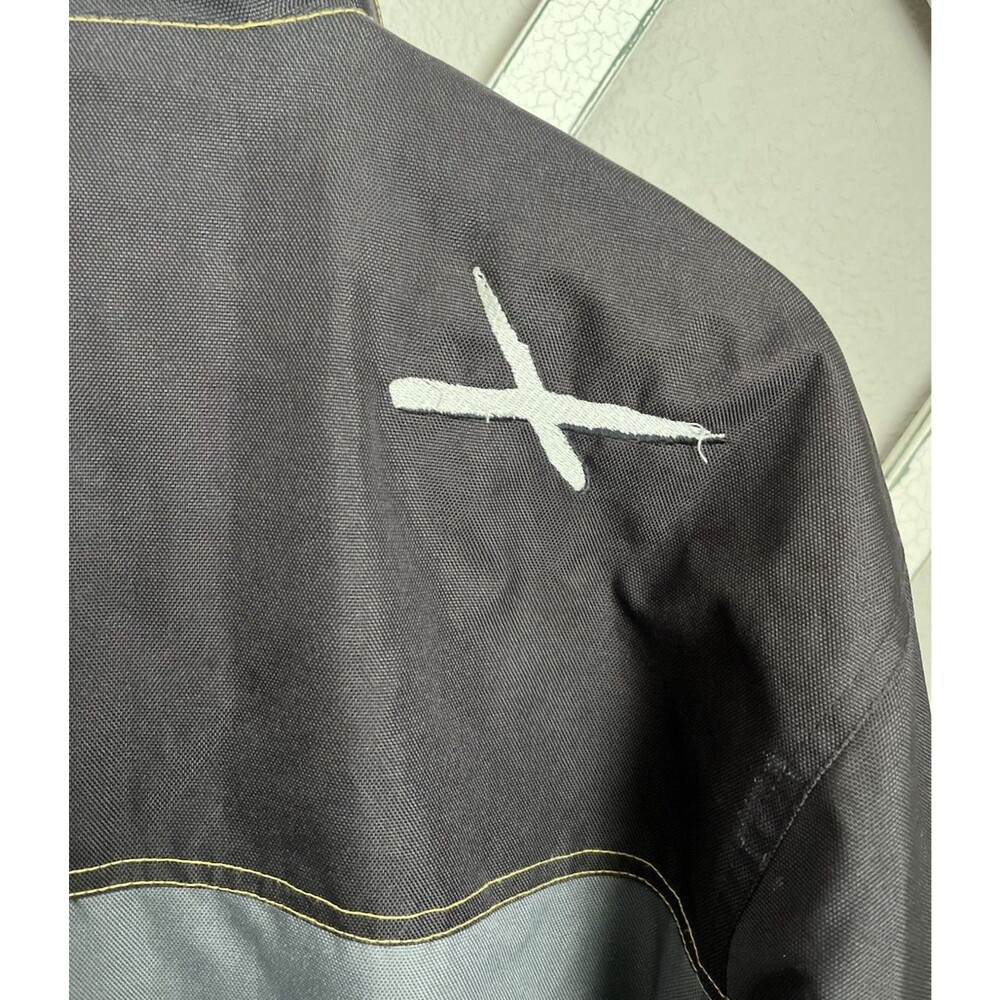 Vintage Ski-Doo Team Bombardier Men's L Jacket Black/Gray - Picture 12 of 12